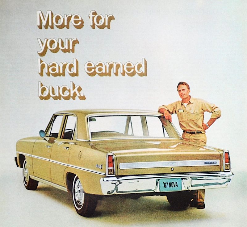 1967 Chevy Nova 4-door Original Sales Ad