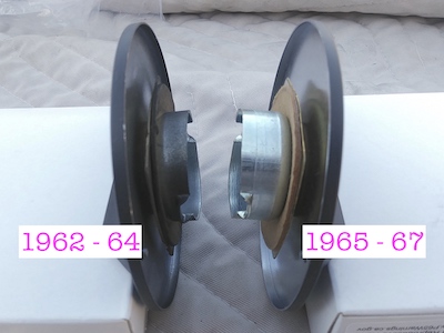 Chevy II Nova Gas Cap Side Comparison