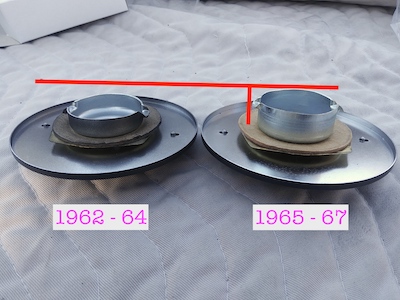 Chevy II Nova Gas Cap Top Comparison